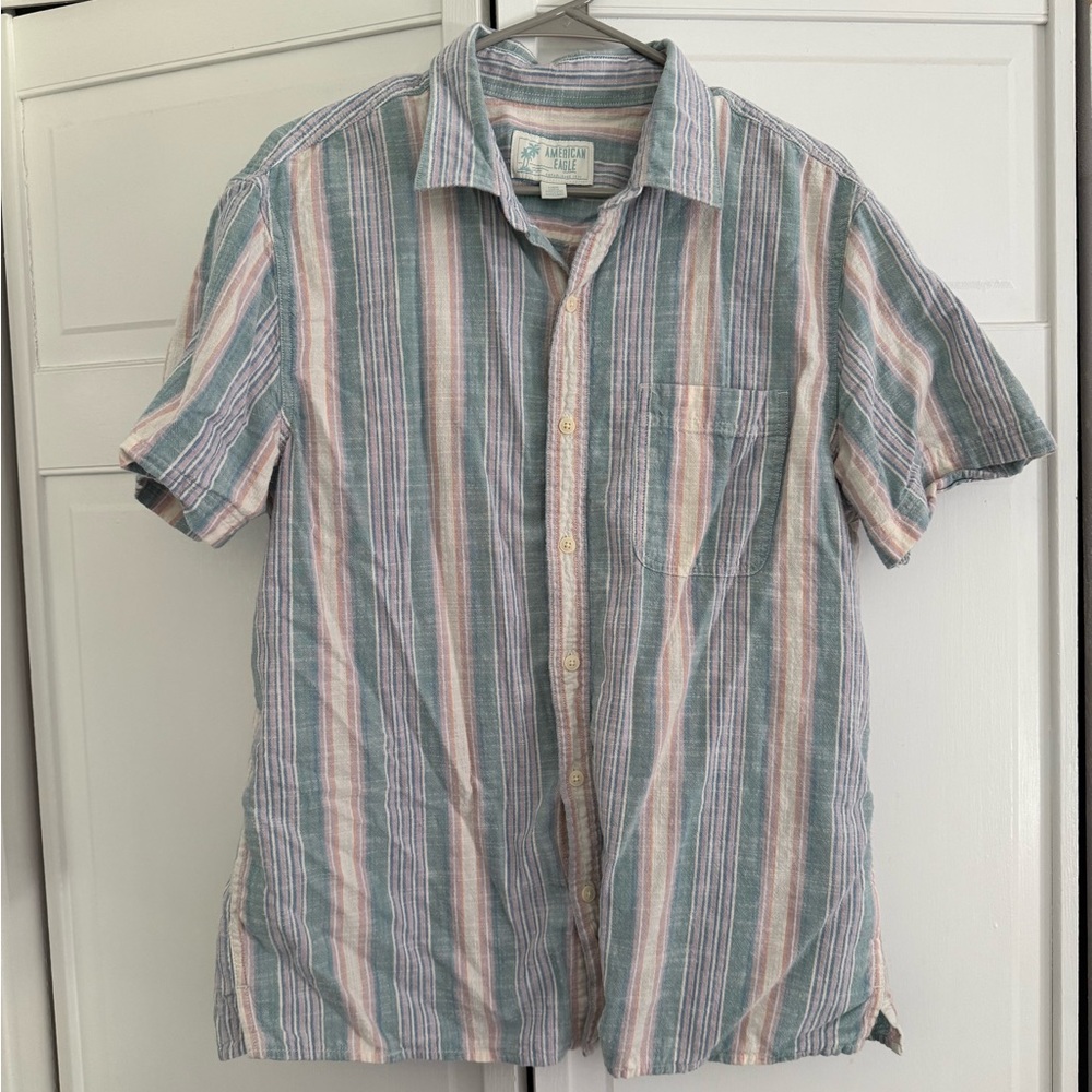 American Eagle Outfitters Multicolor Striped Shirt